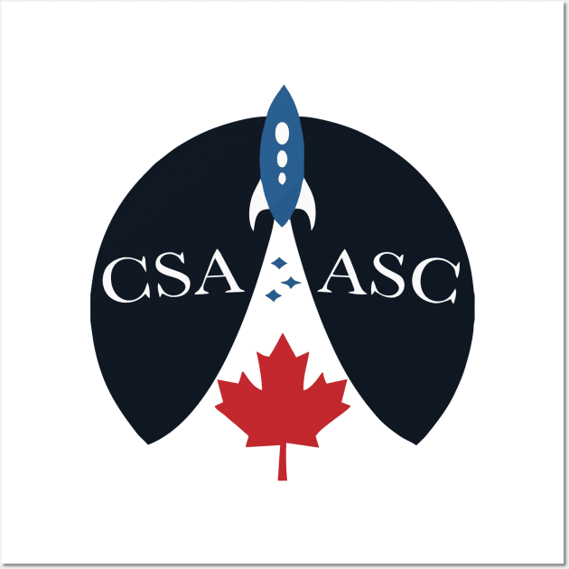 Canada Space Agency Wall Art by Luyasrite